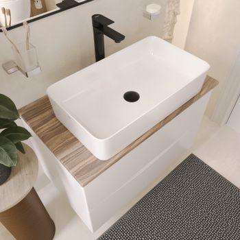 BOND Smart B62-2788 Смеситель однорычажный высокий без донного клапана для накладной раковины — фото 11, Смесители для раковины