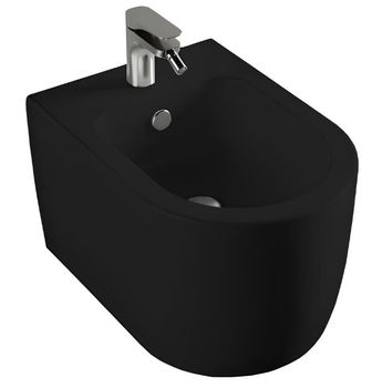Биде Artceram Monet подвесное с одним отверстием цвет черный матовый MNB001 17 00 — фото 2, Биде подвесные