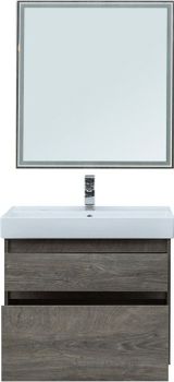 Мебель для ванной Aquanet Nova Lite 75 дуб рошелье (2 ящика) 00242904 — фото 7, Комплекты мебели для ванной