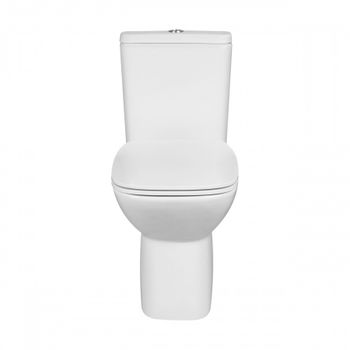 DEBBA Чаша унитаза с горизонтальным выпуском, установочный комплект, белая. (RU). ROCA 734299700Y — фото 5, Напольные унитазы