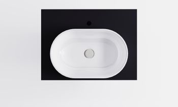 Товар: Тумба Шарм 80см 1ящ RAL7024 мат., раковина Шарм бел гл, столешница Solid в цвете 4631177715044 - фото 6 Тумба Шарм 80см 1ящ RAL7024 мат., раковина Шарм бел гл, столешница Solid в цвете 4631177715044 — фото 6, Тумбы с раковиной