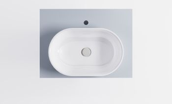 Тумба Шарм 80см 1ящ NCS S 3005-R80B мат., раковина Шарм бел гл, столешница Solid в цвете 4631177715013 — фото 6, Тумбы с раковиной