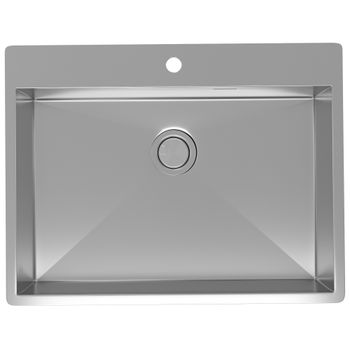 Кухонная мойка Reflexion Iseo RX2265BL оружейная сталь — фото 323, Кухонные мойки