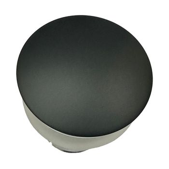 Донный клапан с переливом для раковины Raiber RPB-50, черный — фото 3, Донные клапаны