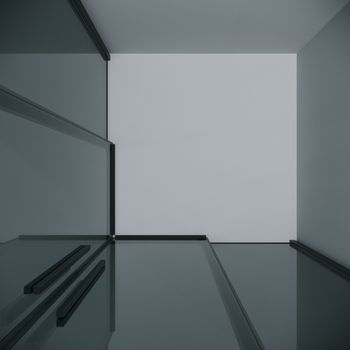 1/2 душевого ограждения Grossman Galaxy 1/2.K33.01.10.21.10 (100х195) черный матовый,стекло тонированное, 1 место — фото 6, Душевые кабины и ограждения