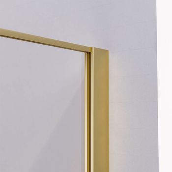Душевой угол раздвижной Veconi Premium Ptato 300 SP G-L, 1700х800x2000, золото брашированный, стекло прозрачное PR3/L-SP-17080-01-G-C4 — фото 5, Душевые уголки
