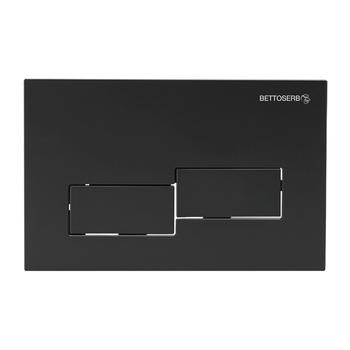 SET Инсталляция Sava Fix Slim + клавиша смыва BETTOSERB матовый черный BRICKS SET40006481 — фото 2, Инсталляции для унитазов