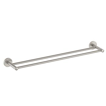 Товар: Полотенцедержатель двойной Timo Saona 13056/13 никель - фото 1 Полотенцедержатель двойной Timo Saona 13056/13 никель — фото 1, Полотенцедержатели