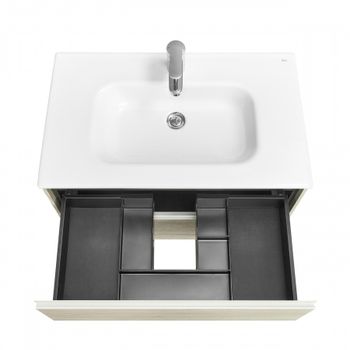 ONA Модуль для раковины 800 мм, 785x450x565 мм, с 2 ящиками, светлый дуб, ROCA A857630512 — фото 10, Тумбы под раковину