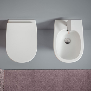 Биде Artceram File 2.0 подвесное с одним отверстием цвет белый TEB004 01 00 — фото 1, Биде подвесные