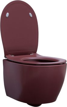 Чаша подвесного унитаза Allen Brau Fantasy 4.11004.BD бордо — фото 3, Подвесные унитазы