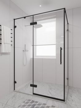 Товар: Душевой угол распашной Veconi Premium Alassio SP B, 1300х900x2000, черный матовый, стекло прозрачное осветленное AL-SP-13090-00-B-C4 - фото 1 Душевой угол распашной Veconi Premium Alassio SP B, 1300х900x2000, черный матовый, стекло прозрачное осветленное AL-SP-13090-00-B-C4 — фото 1, Душевые уголки