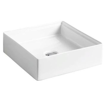 Раковина Artceram Scalino накладная без отверстий цвет белый матовый SCL001 05 00 — фото 4, Раковины накладные