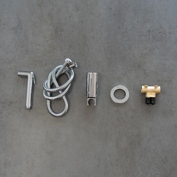 Solo Смеситель для биде, с гигиеническим душем, встраиваемый, LM7171C — фото 4, Смесители для биде