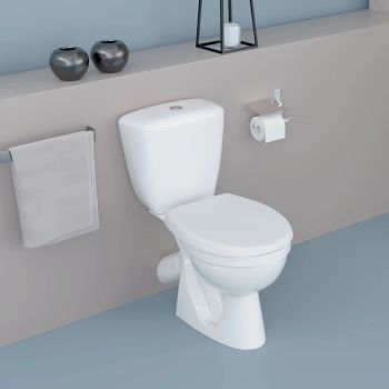 Унитаз-компакт КЕРАМИН ФЕСТ ЖС двухрежимный, сиденье дюропласт CDB00030929 (4810531150923) — фото 4, Напольные унитазы