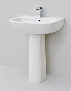 Пьедестал Artceram Ten для раковины цвет белый TEC003 01 00 — фото 2, Раковины