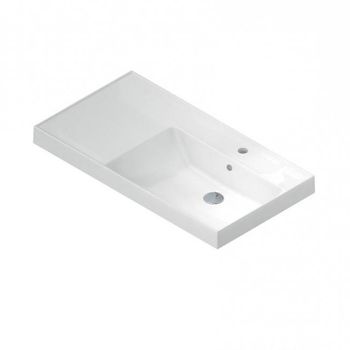 Раковина на тумбу La Fenice Cubo CU.NN.90R, чаша справа — фото 1, Раковины