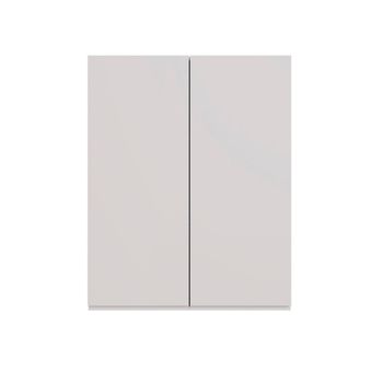 Шкаф Lemark VEON 60 см подвесной, 2-х дверный, цвет корпуса, фасада: Белый глянец LM01V60SH — фото 4, Шкафы для ванной