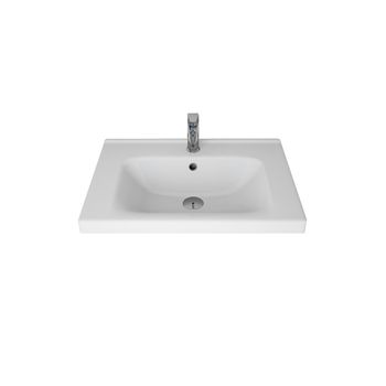 ГАРМОНИЯ, 65 см, мебельный умывальник, керамический, Dreja 640214 — фото 1, Раковины