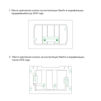 Клавиша смыва IDDIS Unifix механическая, черный матовый (UNIS1MBi77) — фото 3, Кнопки смыва