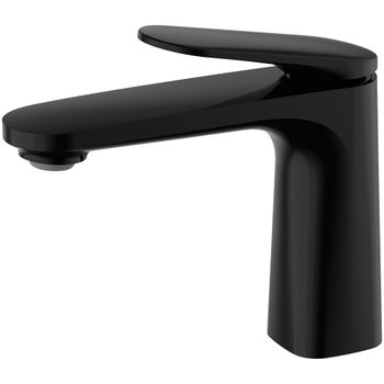 AQM6710MB Imola Смеситель для раковины, без донного клапана, Черный матовый — фото 1, Смесители для раковины