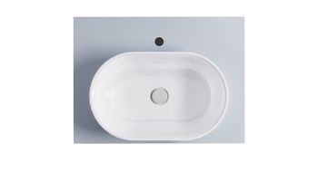 Тумба Шарм 80см 1ящ NCS S 3005-R80B мат., раковина Шарм бел гл, столешница Solid в цвете 4631177715013 — фото 5, Тумбы с раковиной