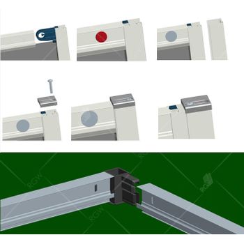 Душевой уголок RGW CL-48B (CL-14B + Z-050-1B) 1100x1000 32094801-014 — фото 1, Душевые уголки