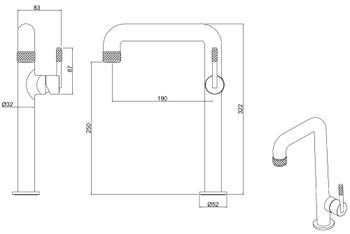 Смеситель для раковины Allen Brau Reality 5.32002-00 Хром — фото 14, Смесители для раковины