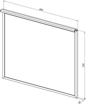 Зеркало Allen Brau Priority 80 1.31015.60 с подсветкой Медь браш — фото 10, Зеркала в ванную комнату