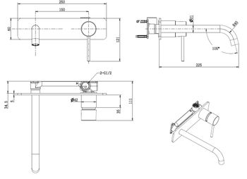 Смеситель для раковины Allen Brau Glority 5.51004-31 Черный матовый — фото 15, Смесители для раковины