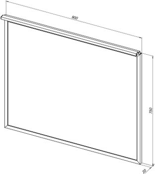 Зеркало Allen Brau Priority 90 1.31016.03 с подсветкой Латунь браш — фото 9, Зеркала в ванную комнату