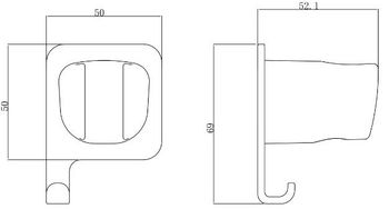 Держатель ручного душа Allen Brau Infinity 5.21B17-31 Черный матовый — фото 9, Держатели для душа