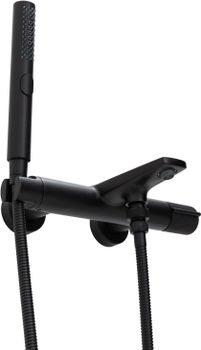 Смеситель для ванны Allen Brau Liberty 5.33006-31 Черный матовый — фото 1, Смеситель для ванны