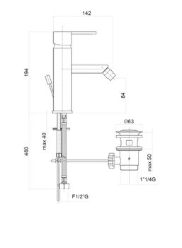 Товар: Смеситель для биде Fiore XS 71CR7732, хром - фото 2 Смеситель для биде Fiore XS 71CR7732, хром — фото 2, Смесители для биде