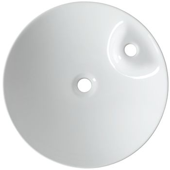 Раковина-чаша Allen Brau Fantasy 45 4.11018.20 Белая — фото 1, Раковины накладные