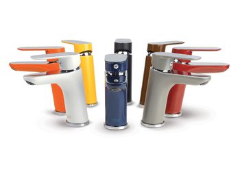 Смеситель для раковины Fiore KEVON CHIC 81MX8120, хром/коричневый — фото 3, Смесители для раковины