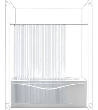 Карниз для ванны Aquanet прямой 170 00156495 — фото 4, Карнизы для ванной