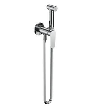 AQM6917CR Novara Готовый комплект гиг. душа (скрытый монтаж, латунная лейка), цвет хром — фото 1, Гигиенические души