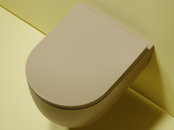 Унитаз Ceramicanova Modena Rimless CN6063MC подвесной Капучино матовый с сиденьем Микролифт — фото 17, Подвесные унитазы