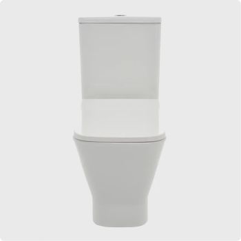 AQM1005PRO Унитаз напольный Rimless c сиденьем SoftClose, горизонтальный выпуск. 620x345x415мм — фото 4, Напольные унитазы