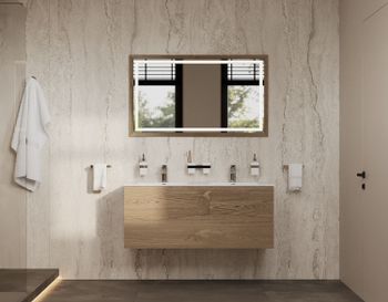 Тумба под раковину Allen Brau Glority 120 1.35004.NW дуб антик — фото 7, Тумбы под раковину