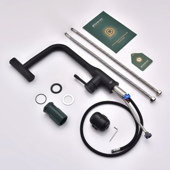 Смеситель для кухни с мультифункциональным изливом Splenka S206.49.06, черный — фото 12, Смесители для кухни