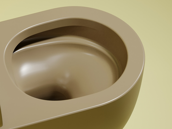 Унитаз Ceramicanova Modena Rimless CN6063MC подвесной Капучино матовый с сиденьем Микролифт — фото 19, Подвесные унитазы