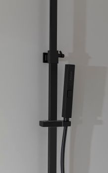 Душевая система Allen Brau Infinity 5.21012-31 Черная матовая — фото 21, Душевые стойки