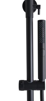 Душевая система Allen Brau Fantasy 5.11001-31 с термостатом Черная матовая — фото 5, Душевые стойки