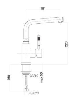 Товар: Смеситель для кухни Fiore XENON 44NN5490, черный - фото 2 Смеситель для кухни Fiore XENON 44NN5490, черный — фото 2, Смесители для кухни