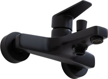 Смеситель для ванны Allen Brau Eclipse 5.E1003-31 Черный матовый — фото 1, Смеситель для ванны