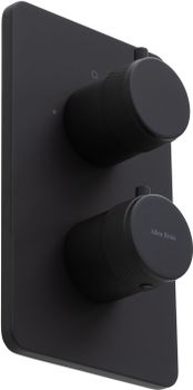 Смеситель для душа Allen Brau Priority 5.31213-31 с термостатом Черный матовый — фото 1, Смеситель для душа