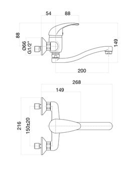 Товар: Смеситель для кухни Fiore NEXUS 43CR4220, хром - фото 2 Смеситель для кухни Fiore NEXUS 43CR4220, хром — фото 2, Смесители для кухни