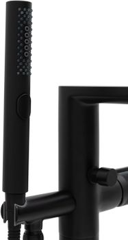 Смеситель для ванны Allen Brau Liberty 5.33012-31 Черный матовый — фото 1, Смесители напольные